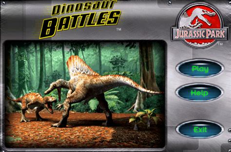 Jurassic Park: Dinosaur Battles - Old Games Download