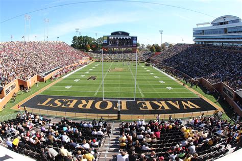 How Wake Forest Hosted Three Football Games in 14 Days