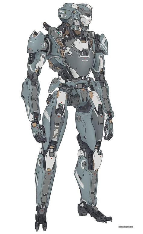 Heng Z | Sci fi concept art, Robot art, Armor concept