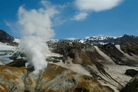 Top View of Volcano Erupting during Daytime · Free Stock Photo