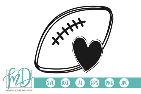 Football SVG By Morgan Day Designs | TheHungryJPEG