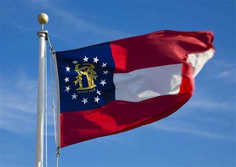 Georgia State Flags - Nylon & Polyester - 2' x 3' to 5' x 8' | US Flag ...