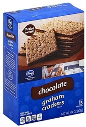 Kroger Chocolate Graham Crackers - 14.4 oz, Nutrition Information | Innit