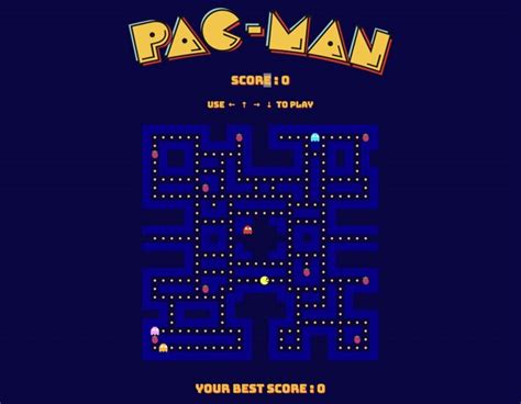 Pacman 30th Anniversary Celebrated by Google