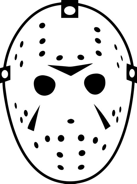 Jason Mask Friday the 13th Movie SVG cut file digital download | Etsy