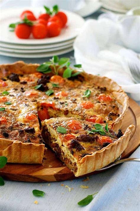 Italian Sausage Quiche | RecipeTin Eats