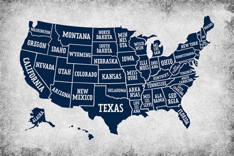 Usa Map States