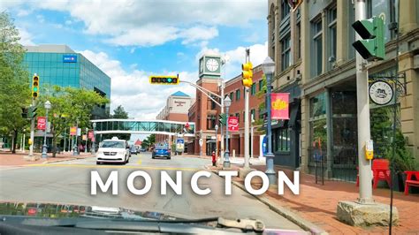 Moncton Downtown Drive 4K - New Brunswick, Canada - YouTube