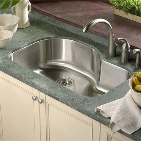 Kitchen Sinks - Medallion Designer Series Undermount Offset Single Bowl ...