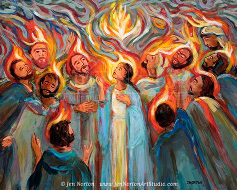 Pentecost and the Holy Spirit - Jen Norton Art Studio