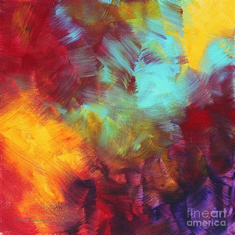 Abstract Original Painting Colorful Vivid Art Colors of Glory II by ...