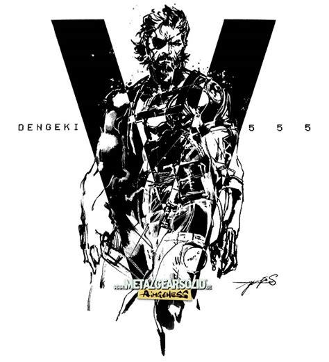 Image - Artwork-mgsv-big-boss-yoji-shinkawa-dengeki-n555.jpg | Metal ...