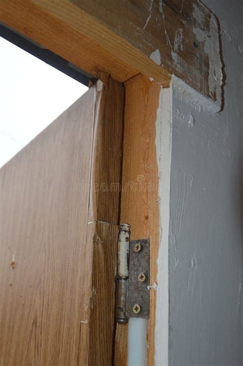 Front Door Insulation with Foam on the Box Stock Image - Image of enter ...