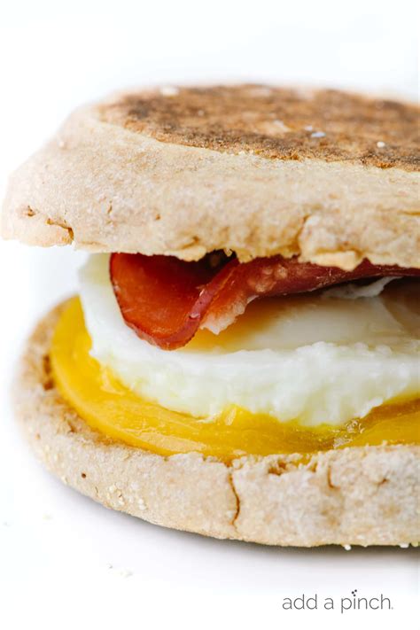 Homemade Egg McMuffin Recipe - Add a Pinch