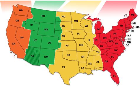 Free Printable Map Of The United States With Time Zones - Printable Online