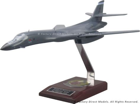 Rockwell B-1B Lancer Wooden Airplane Model | Factory Direct Models