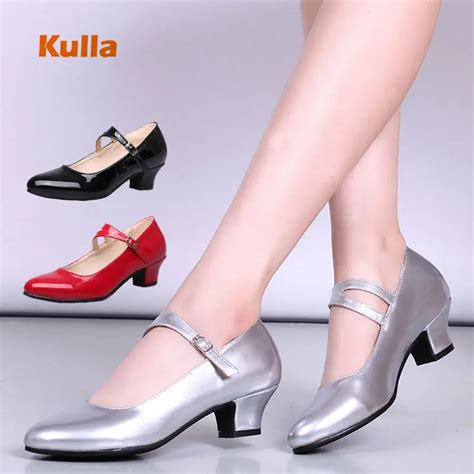 Aliexpress.com : Buy Brand Middle Heels Latin Tango Dance Shoes Women's ...