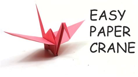 How To Make a Paper Crane - Origami Crane Easy - Step by Step Tutorial ...