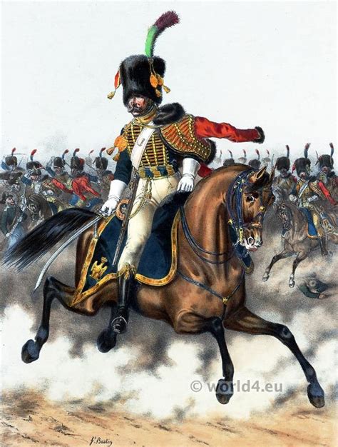 Uniform of Imperial Guard. French army of 1804 to 1815.