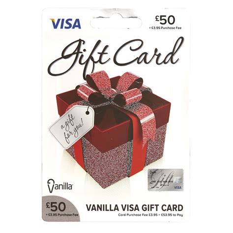 Vanilla Visa card 50 Gift Card | Wilko