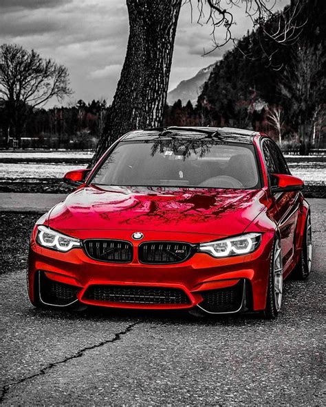 Red BMW, red car, car, HD phone wallpaper | Peakpx