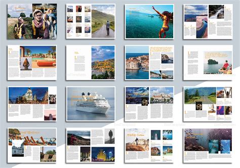 Travel Magazine Cover Templates