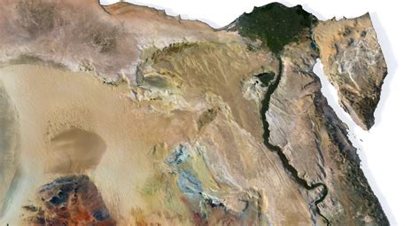 Africa Terrain 3D Map by Shustrik