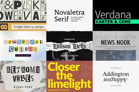 9 Best Newspaper Fonts for Headlines & Body