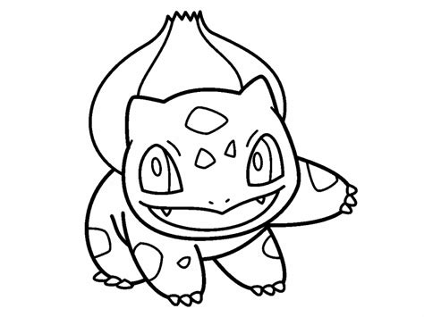 Bulbasaur Pokemon coloring page - Coloring Pages 4 U