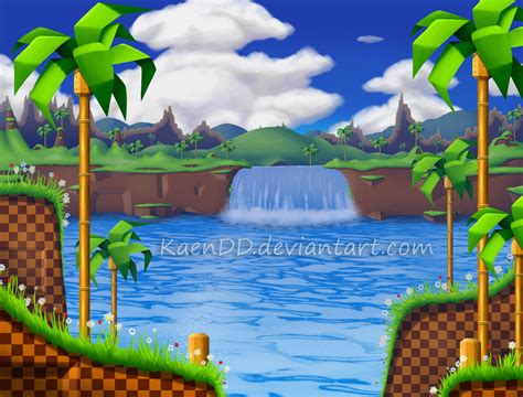 Sonic Green Hill Zone HD by KaenDD on DeviantArt