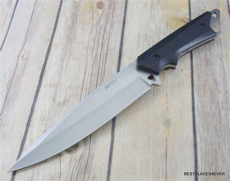 11.75 MTECH FIXED BLADE FULL TANG HUNTING KNIFE WITH NYLON SHEATH ...