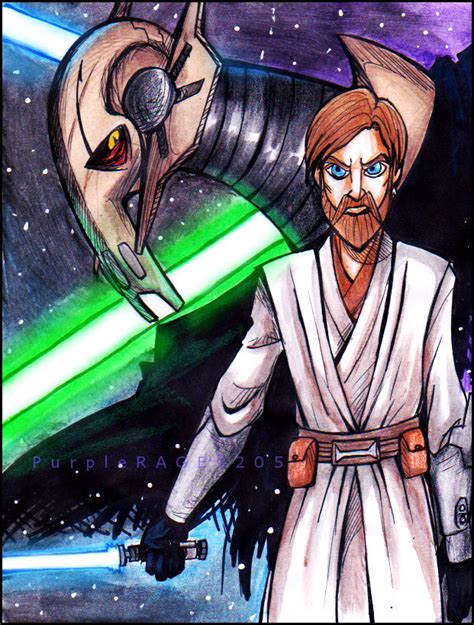 General Grievous vs Obi Wan Kenobi by PurpleRAGE9205 on DeviantArt