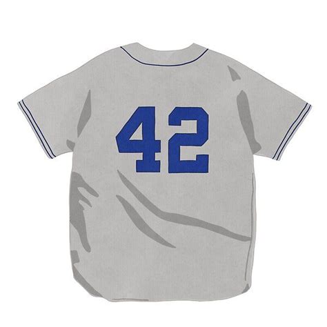 Jackie Robinson 42 Jersey by BriBiss22 | Redbubble | Jackie robinson ...