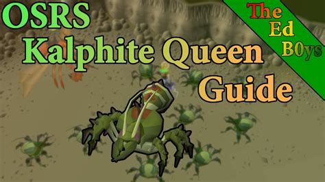 OSRS KQ Solo Guide | Updated Kalphite Queen Guide - YouTube