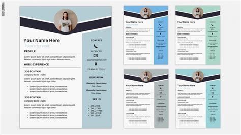 Free Cv Template Powerpoint - FREE PRINTABLE TEMPLATES