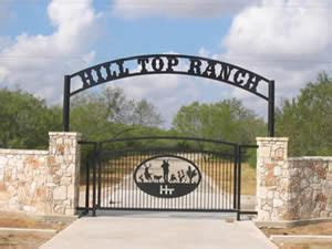 Ideas for Custom Metal Ranch Entrance Gates