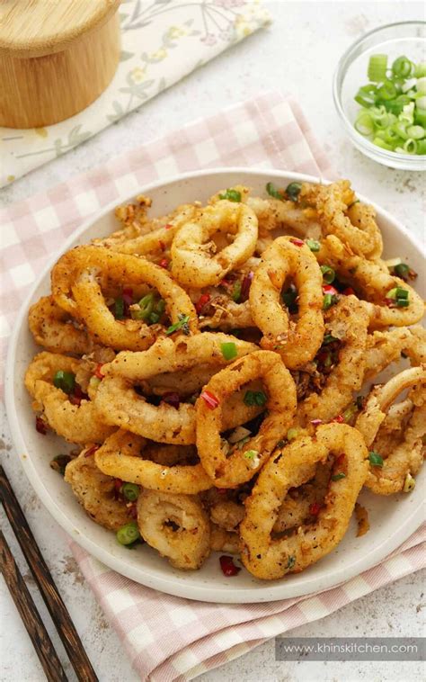 Chinese Salt and Pepper Squid - Khin's Kitchen