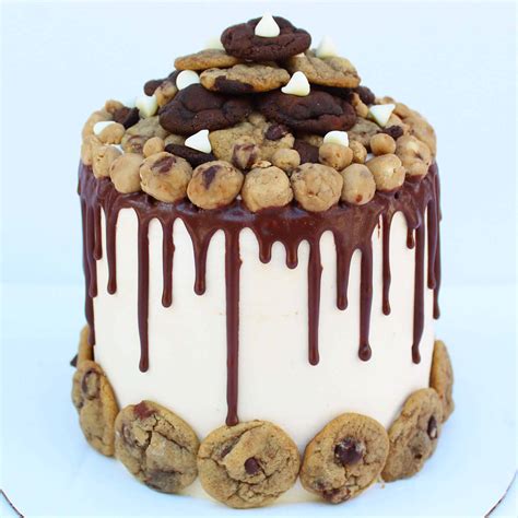 Ultimate Chocolate Chip Cookie Dough Cake - Chelsweets