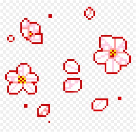 #blossom #flower #flowers #pixel #tumblr - Flower Pixel Art Cherry ...