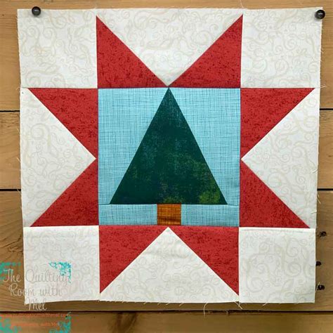 Christmas Tree Star Block - Quilt Block Mania | The Quilting Room with Mel