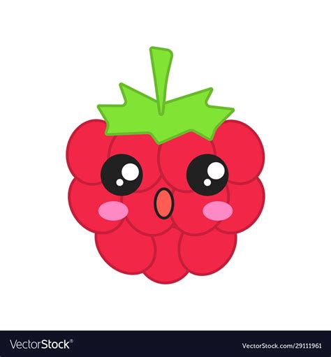 Raspberry Face Emoji Clipart