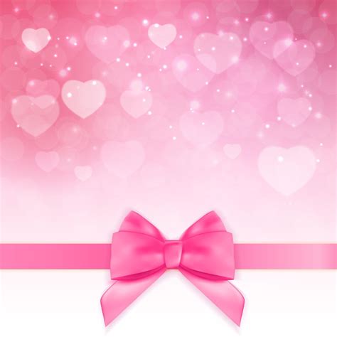 Decorative Pink bow background. Vector Illustration 2796034 Vector Art ...