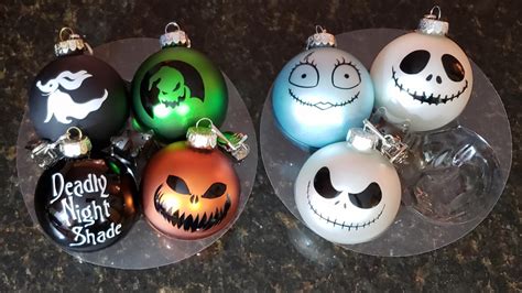 Made Nightmare Before Christmas ornaments for our black Christmas tree ...