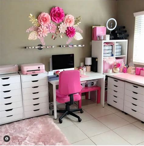 12 Pretty Pink Office Ideas - The Wonder Cottage