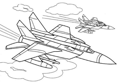 Free Printable Jet Coloring Pages Pdf To Download - Coloringfolder.com