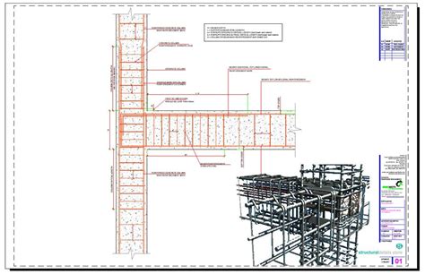 Reinforced Concrete Beam Column End Support Detail