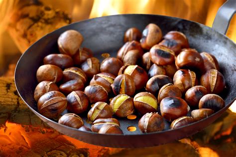 Chestnuts (Castagne) Roasting on an Open Fire | Italian Sons and ...