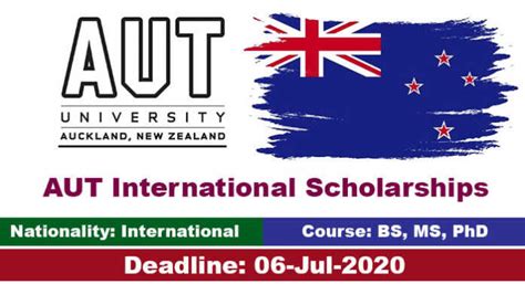 AUT International Scholarships 2020 in New Zealand - Bright Scholarship