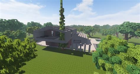 Modern Brick House Minecraft Map