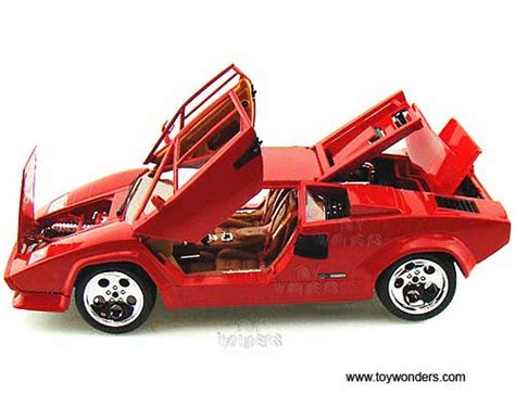 BBurago - Lamborghini Countach 5000 Quattrovalvole Hard Top (1/18 scale ...